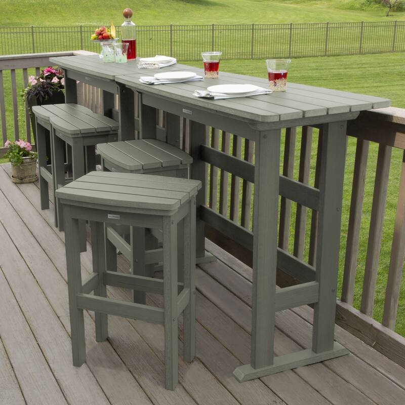 Lehigh 6-Piece Outdoor Balcony Set - Bar-height