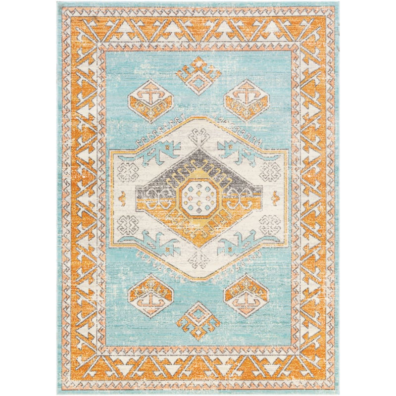 Livabliss Tedros Indoor/ Outdoor Tribal Area Rug