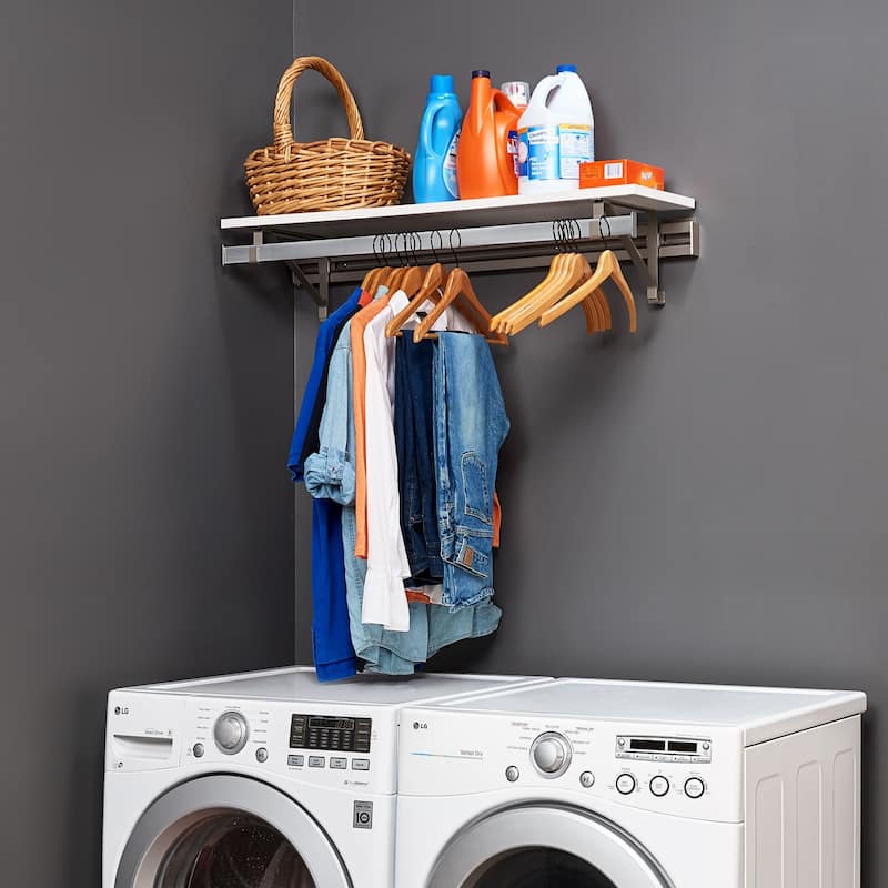 Arrange a Space LHS Finest Laundry Room Organizer System Kit