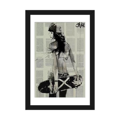 iCanvas "Sk8ter Gurl" by Loui Jover