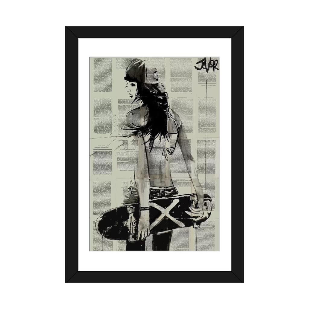 iCanvas "Sk8ter Gurl" by Loui Jover