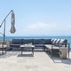 preview thumbnail 14 of 24, Glitzhome Outdoor Modern Patio Aluminum Sofa Sectional