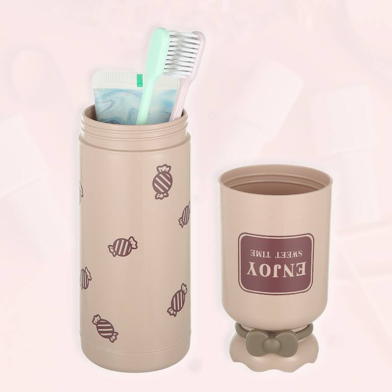 Toothbrush Travel Case, Plastic, Lightweight Traveling Toothbrush Holders Case, for Travel Business, 8.86"x2.44"