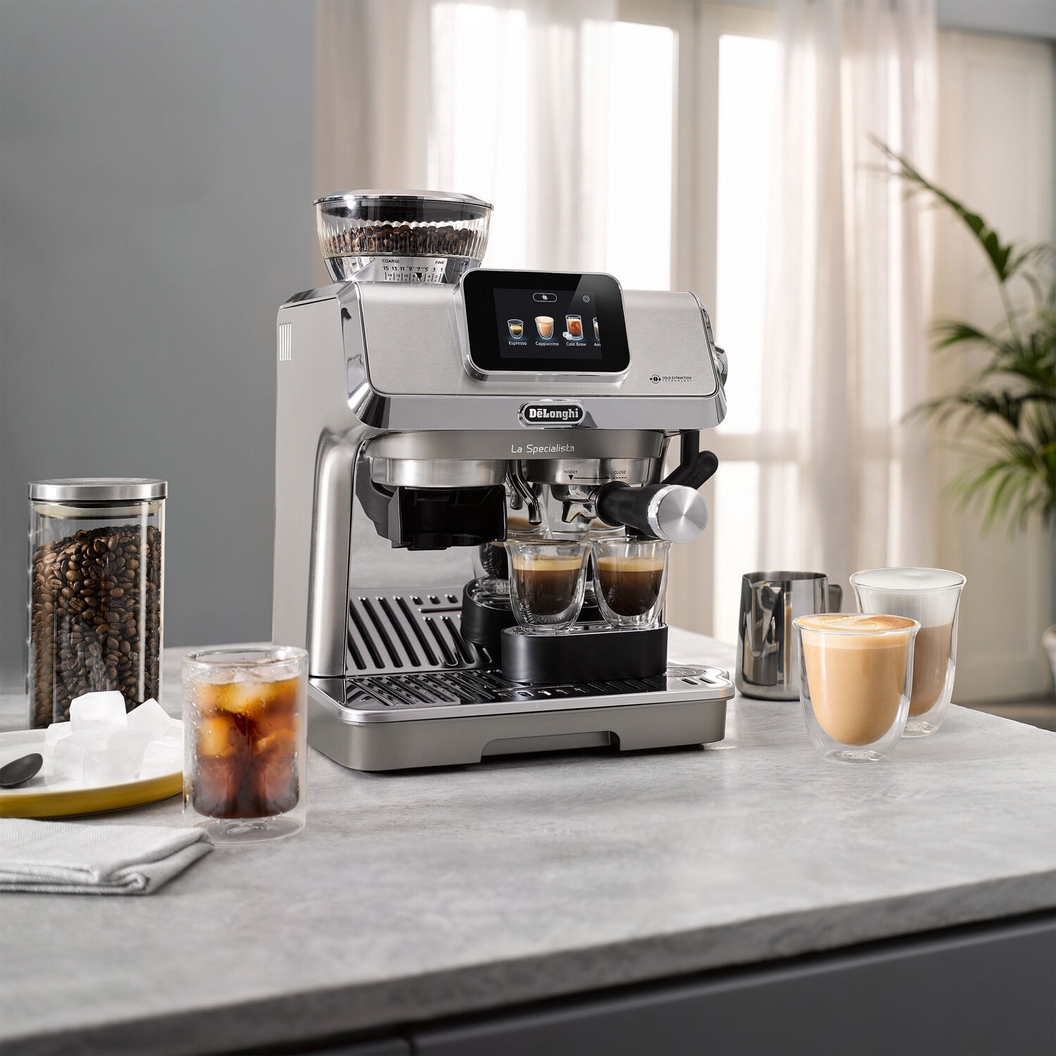 De'Longhi La Specialista Touch Espresso Machine with Cold Brew and Automatic Frothing