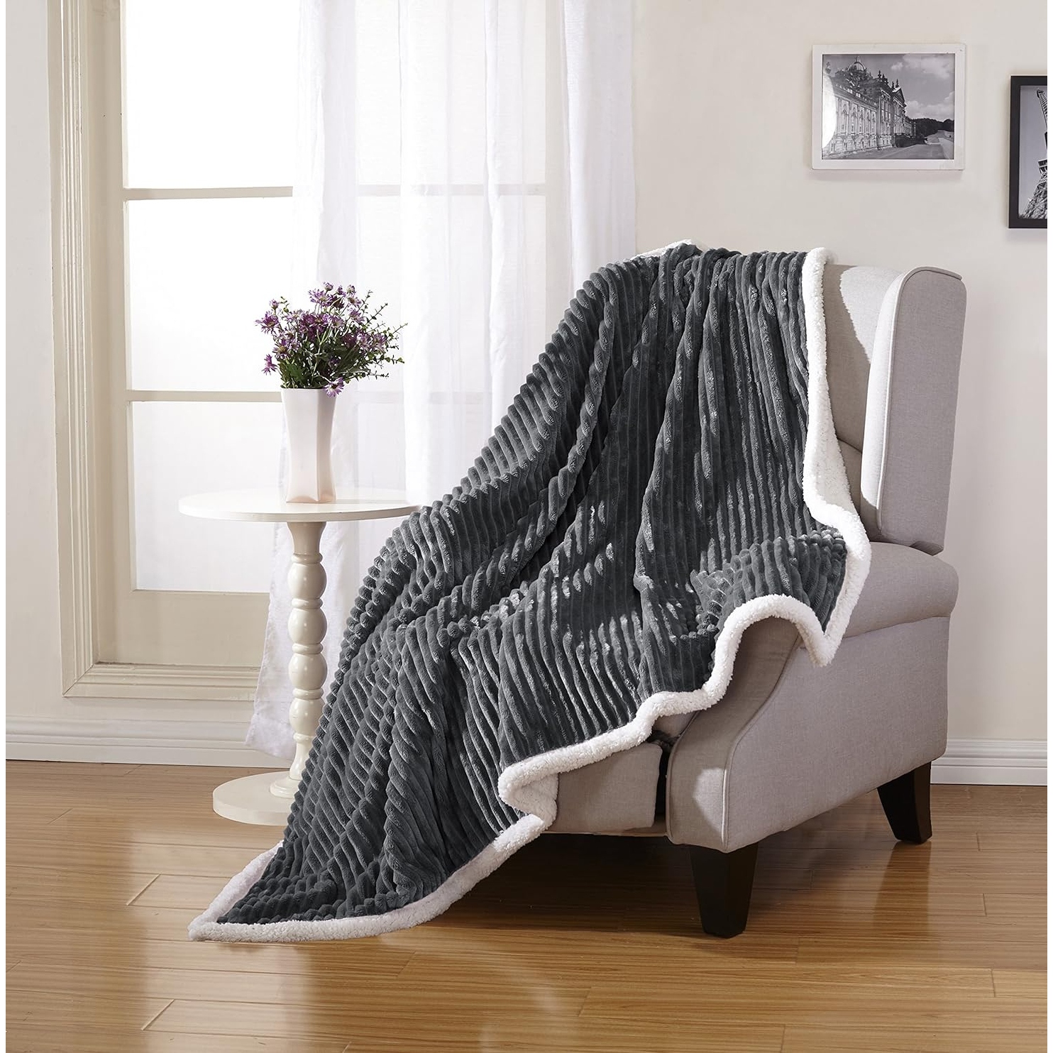 Corduroy cheap throw blanket