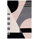 preview thumbnail 43 of 72, SAFAVIEH Handmade Rodeo Drive Sofoula Mid-Century Modern Abstract Wool Rug 3' x 5' - Pink/Ivory - Rectangle