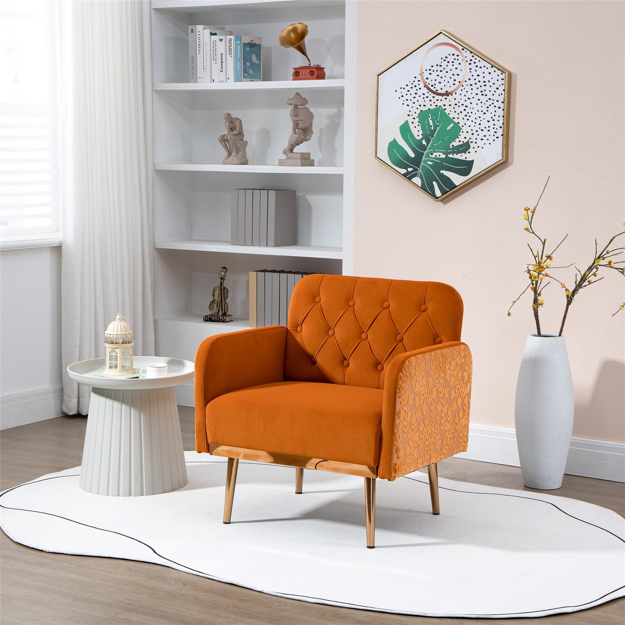 Modern Velvet Lounge Chair Bed Bath Beyond 38234322