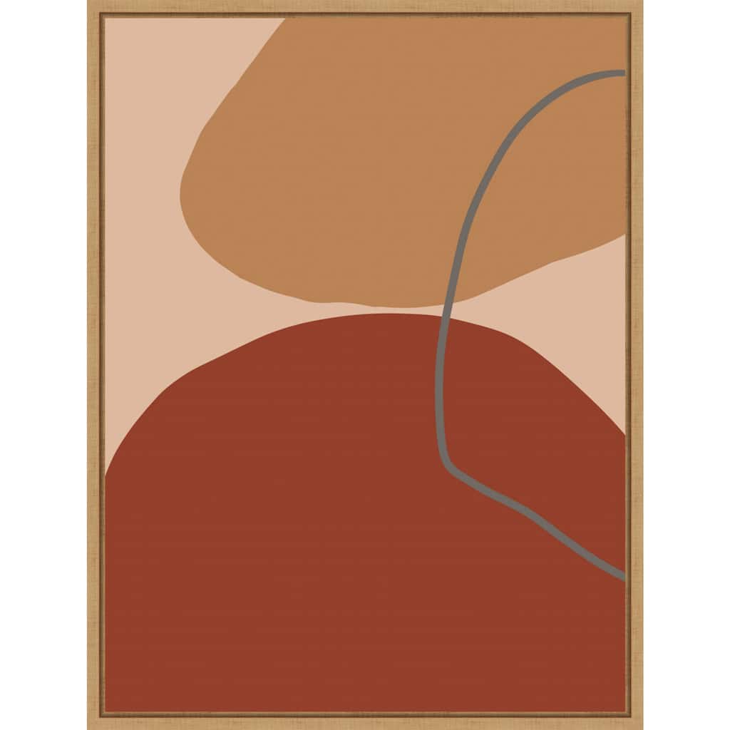 Subtile by Yopie Studio Framed Canvas Wall Art Print - Sylvie Maple