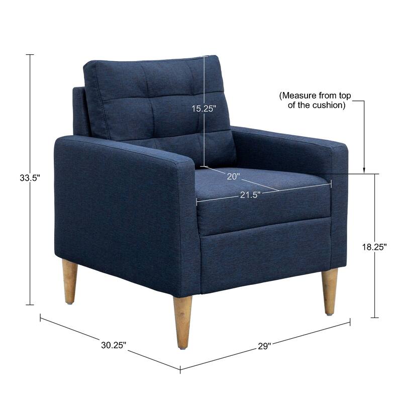 510 Design Dani Tufted Back Accent Chair