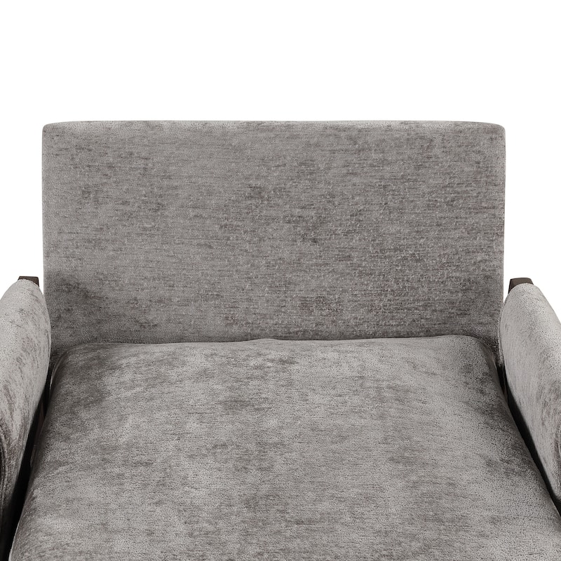 Mid-Century Velvet Accent Chair with Thick Seat Cushion for Living Room,Bedroom,Studio