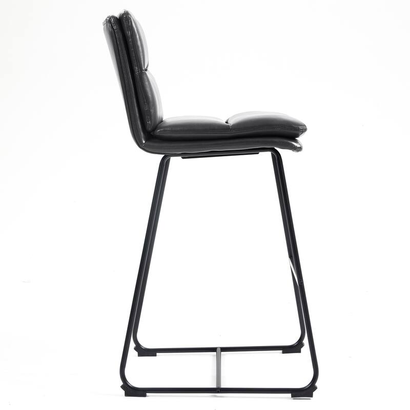 Set of 2 Aulani Upholstered Metal Frame Bar Stool