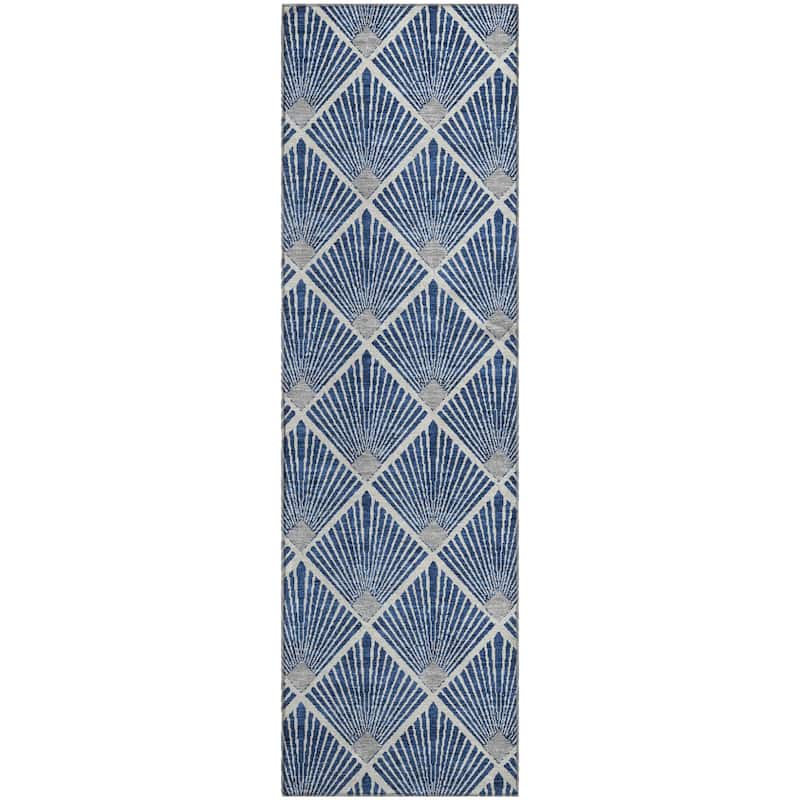 Premium Washable Super Soft Diamond Trellis Mayfield Rug