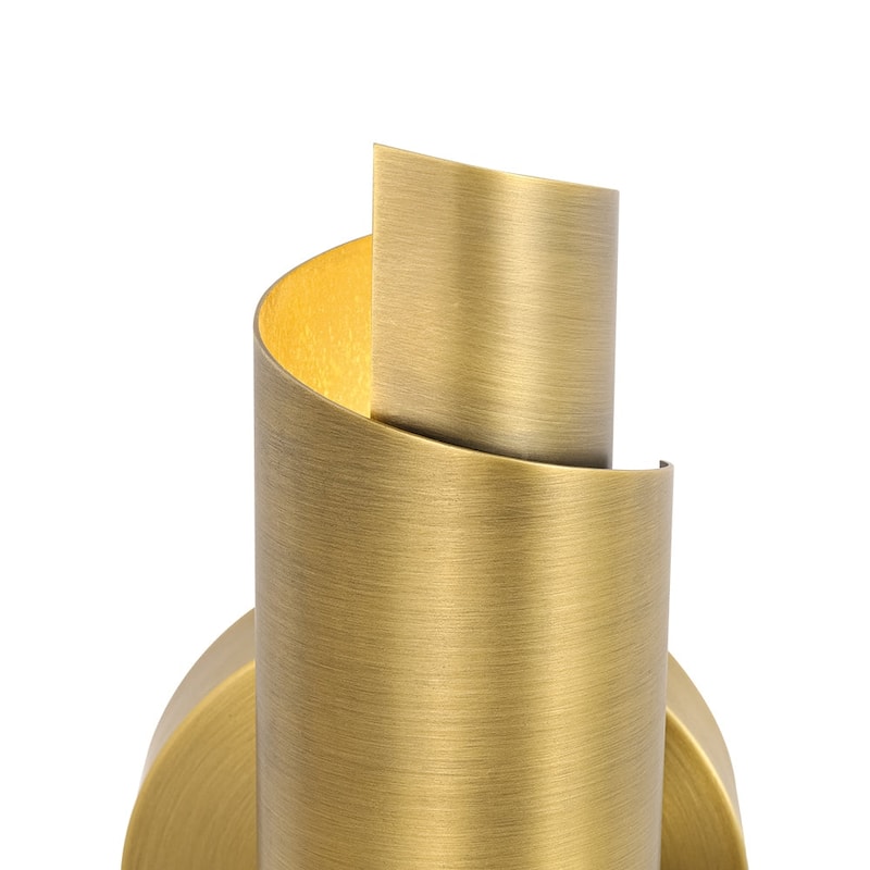 2-Light Mid-Century Dimmable LED Linear LED Vanity Wall Lamp