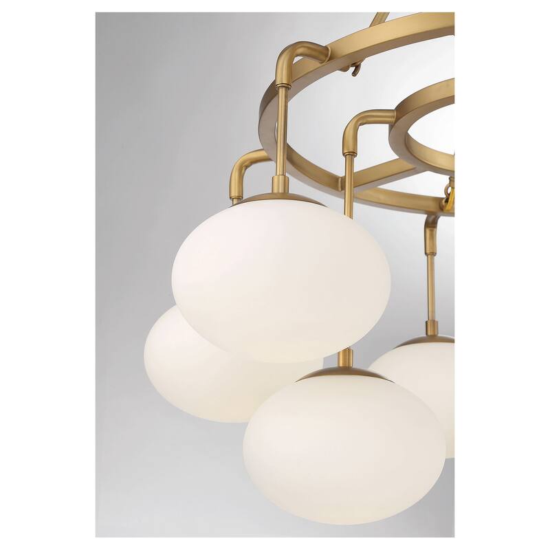 Meridian M10098 9 Light 34" Wide Chandelier