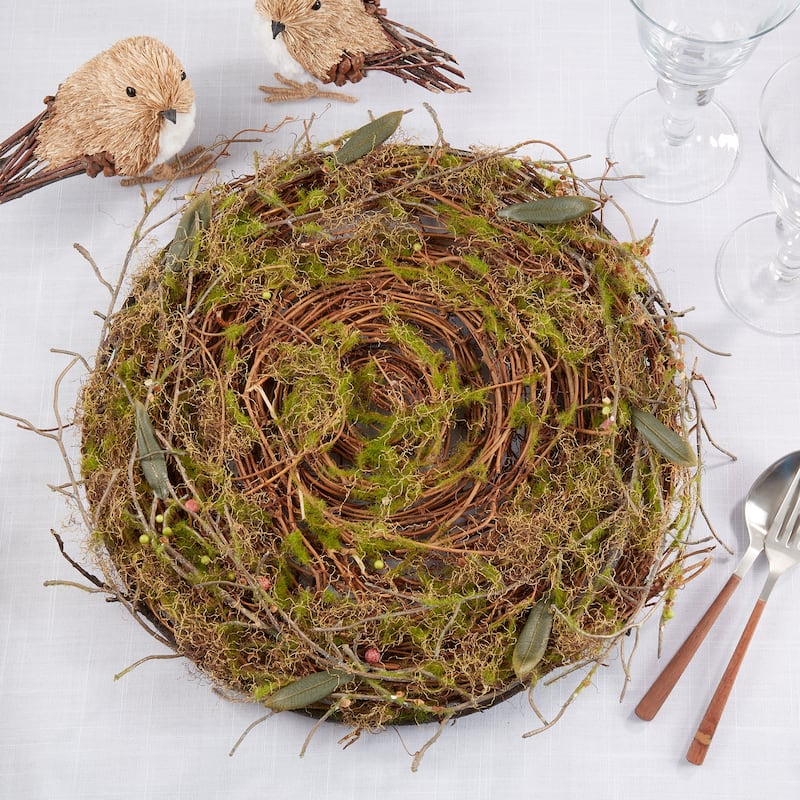 Earthy Elements Twig and Moss Placemat (Set of 4)