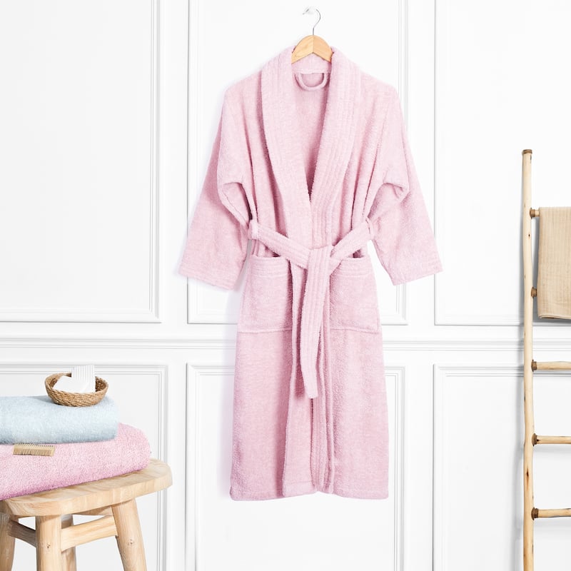American Soft Linen Women's 100% Cotton Terry Bathrobe - Soft, Absorbent, Quick Dry Turkish Robes for Women