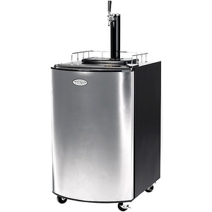Nostalgia Electrics KRS 2150 Stainless Kegerator Beer Dispenser