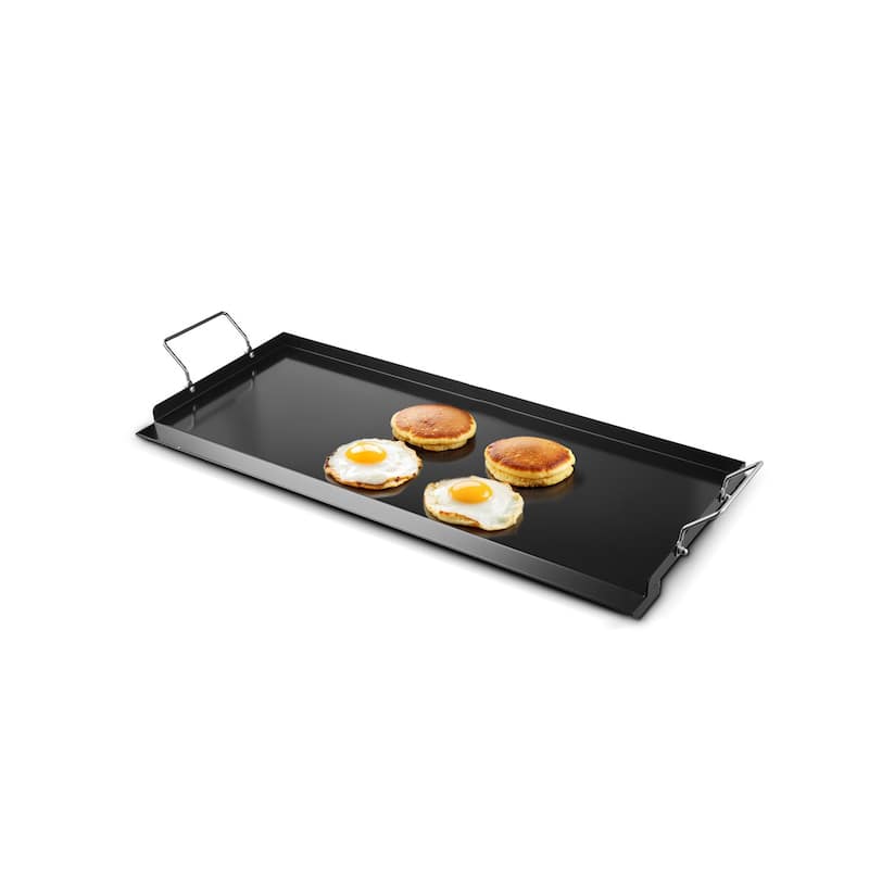 Anmytek Carbon Steel Flat Top Griddle Universal BBQ Grill Pan