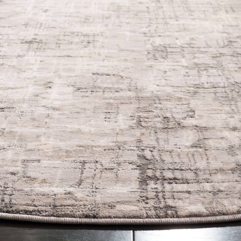 SAFAVIEH Meadow Stan Modern Abstract Grey Area Rug