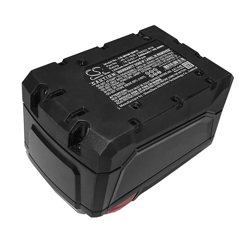 Battery for Milwaukee M18 0880-20 2626-20 48-11-1828 48-11-1815 48-11-1820 M18XC - Black