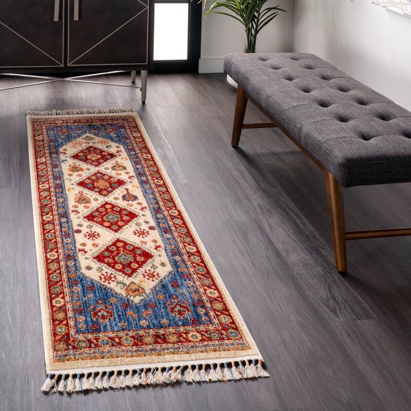 Nuloom Romee Medallion Tasseled Area Rug