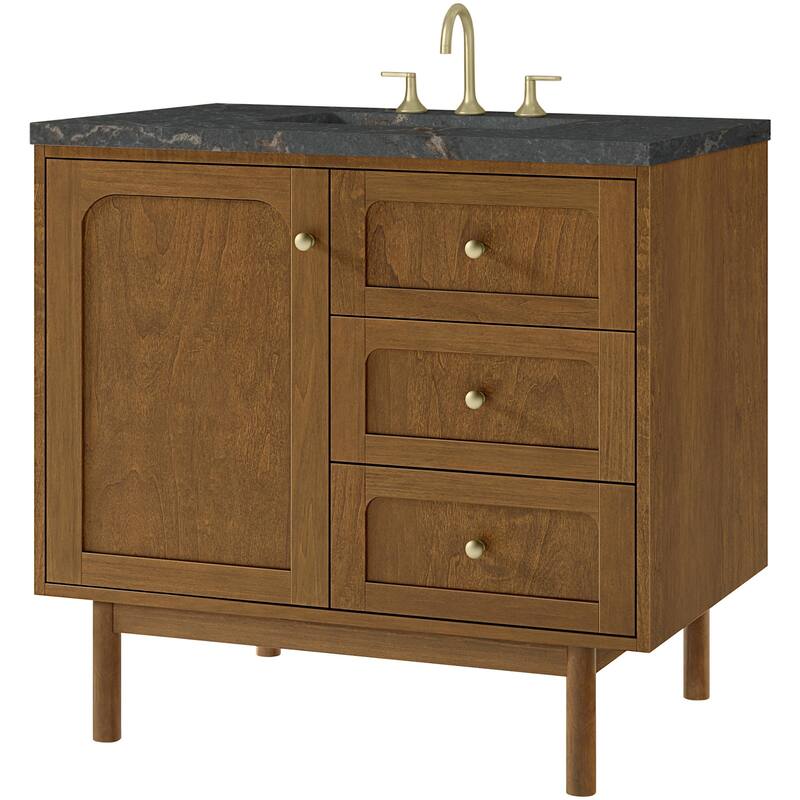 James Martin Vanities 545-V36-3PBL Laurent 36" Single Basin Poplar