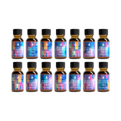 Pursonic 14 Pack Aromatherapy Essential Oil Gift Set. - N/A