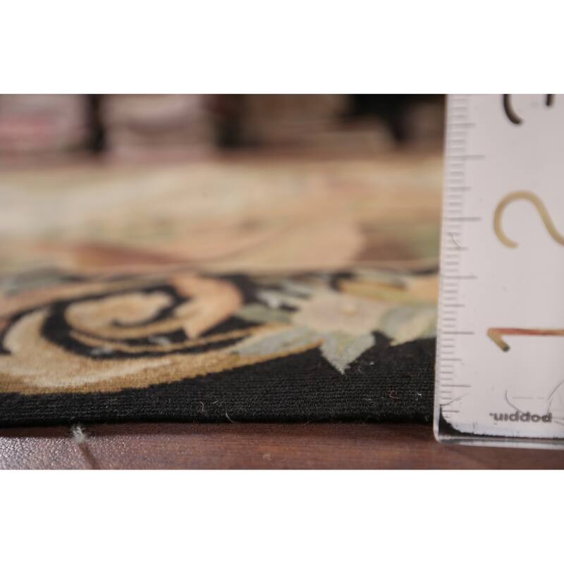 Hand Woven Oriental 100% Wool Carpet Traditional Pictorial Beige & Ivories Tapestries Area Rug - 5' 11'' X 4' 9''