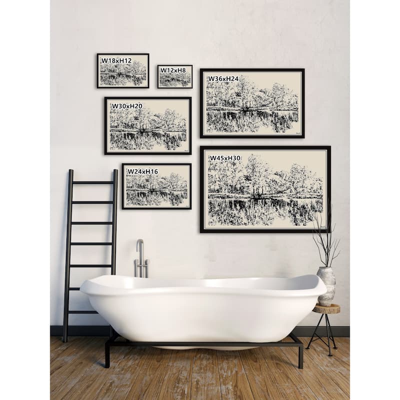 Open Flow Framed Print