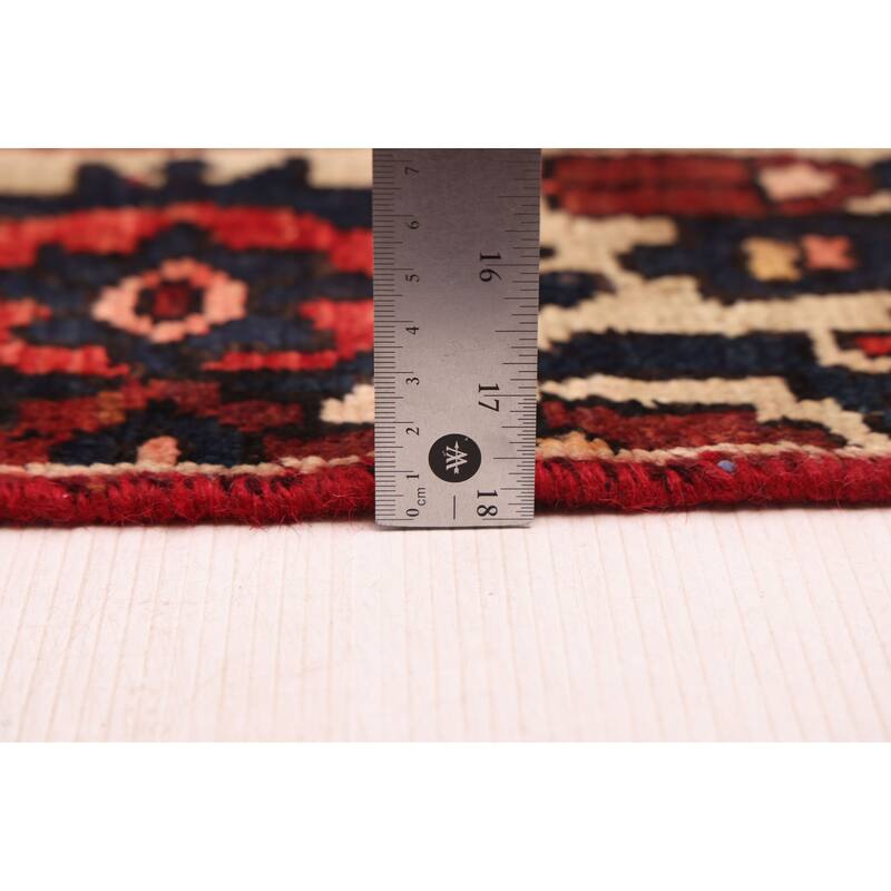 ECARPETGALLERY Hand-knotted Kayseri Vintage Red Wool Rug - 6'8 x 9'0