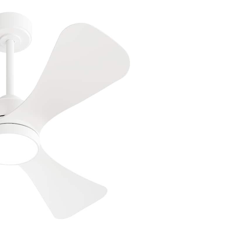 MLiAN 42 inch 3 ABS Blades Smart LED Ceiling Fan with Remote... - 42"