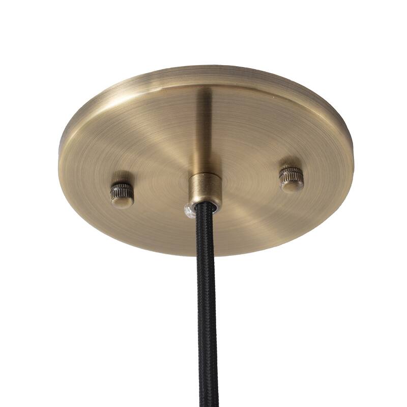 NOVA of California Tambo Pendant Light Dark Walnut Wood Finish