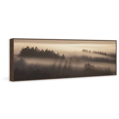 Nature's Heart Floater Framed Print on Canvas