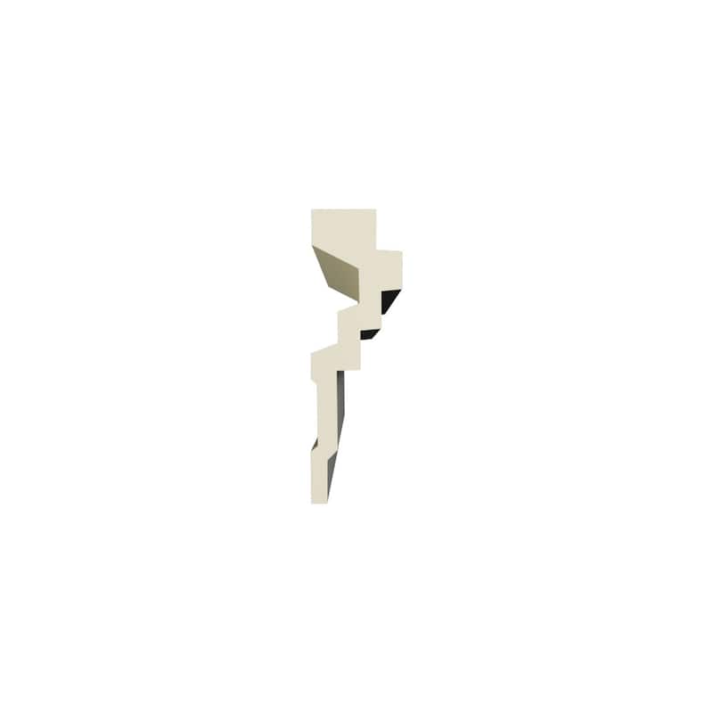1 3/8"H x 4 3/8"P x 96"L Joseph Crown Moulding - 1-Pack