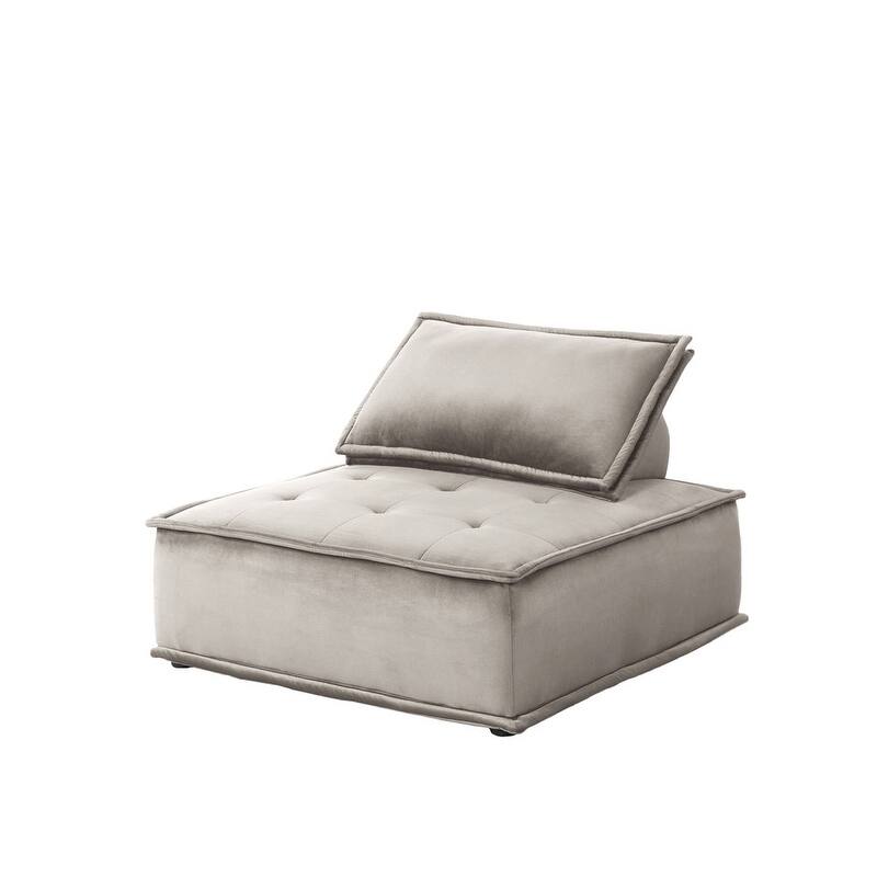 Anna Velvet Set of 2 Armless Lounge Chair