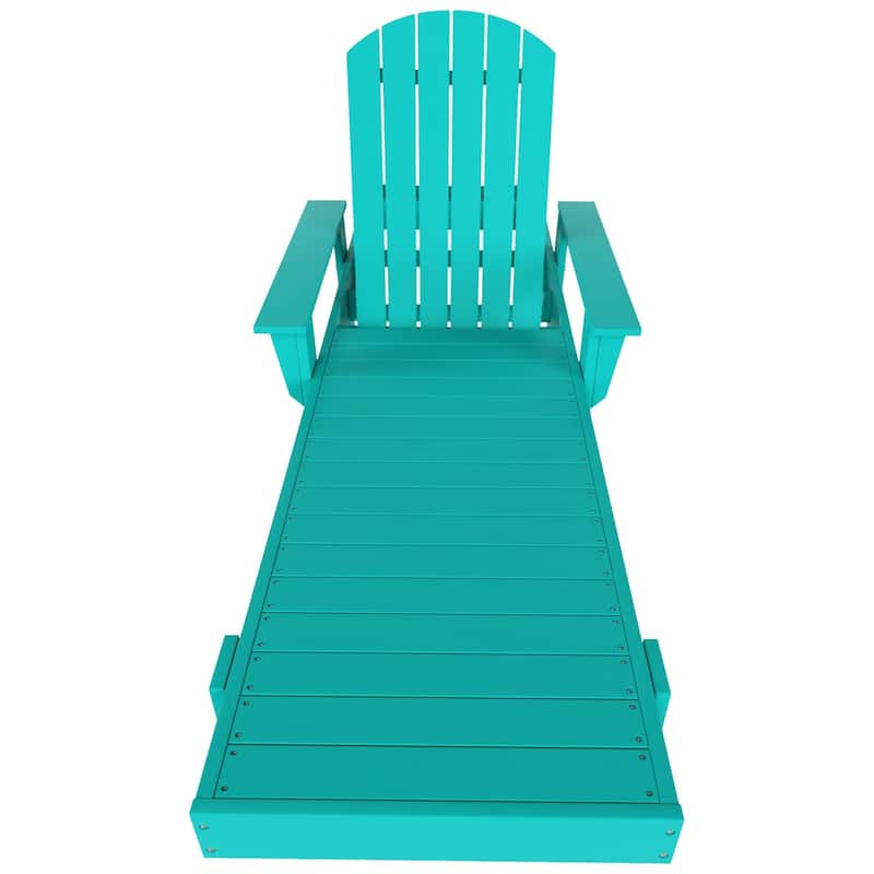 Polytrends Altura Poly Eco-Friendly All Weather Reclining Chaise Lounge with Arms