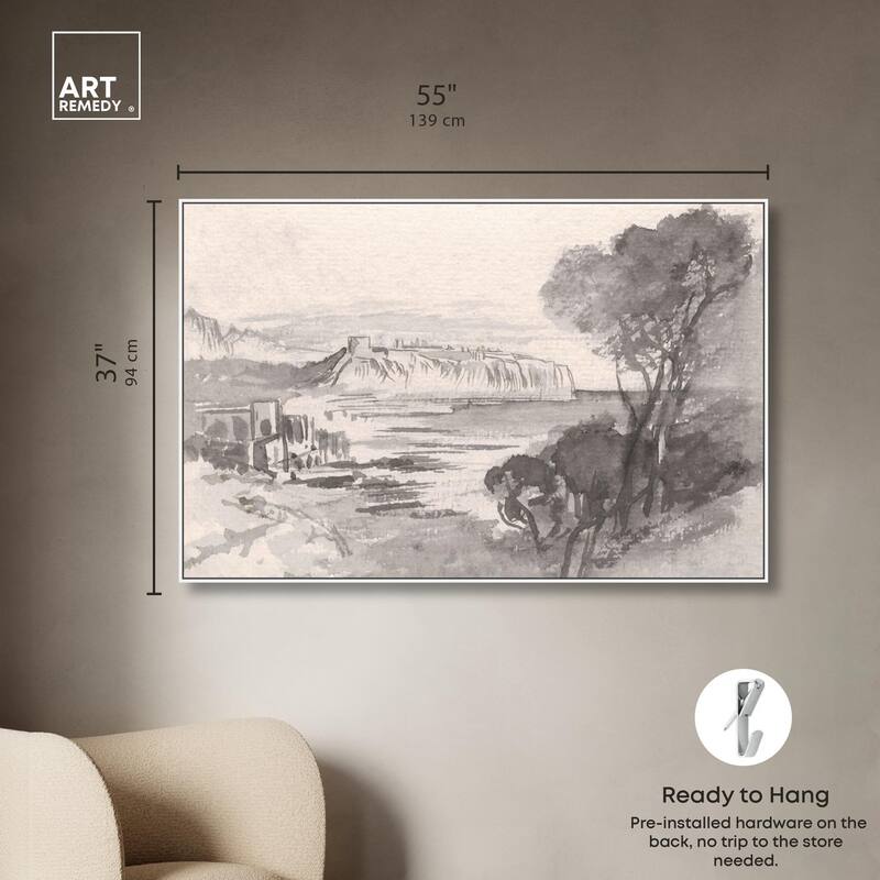View across a Monaco Canvas by Art Remedy