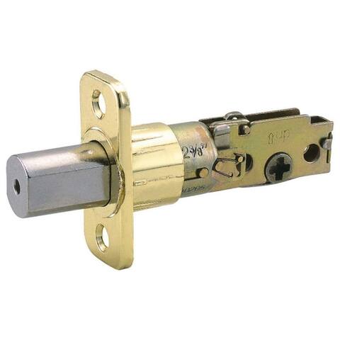 Design House 783217 Replacement Pro Deadbolt Latch with Adjustable - Polished Brass