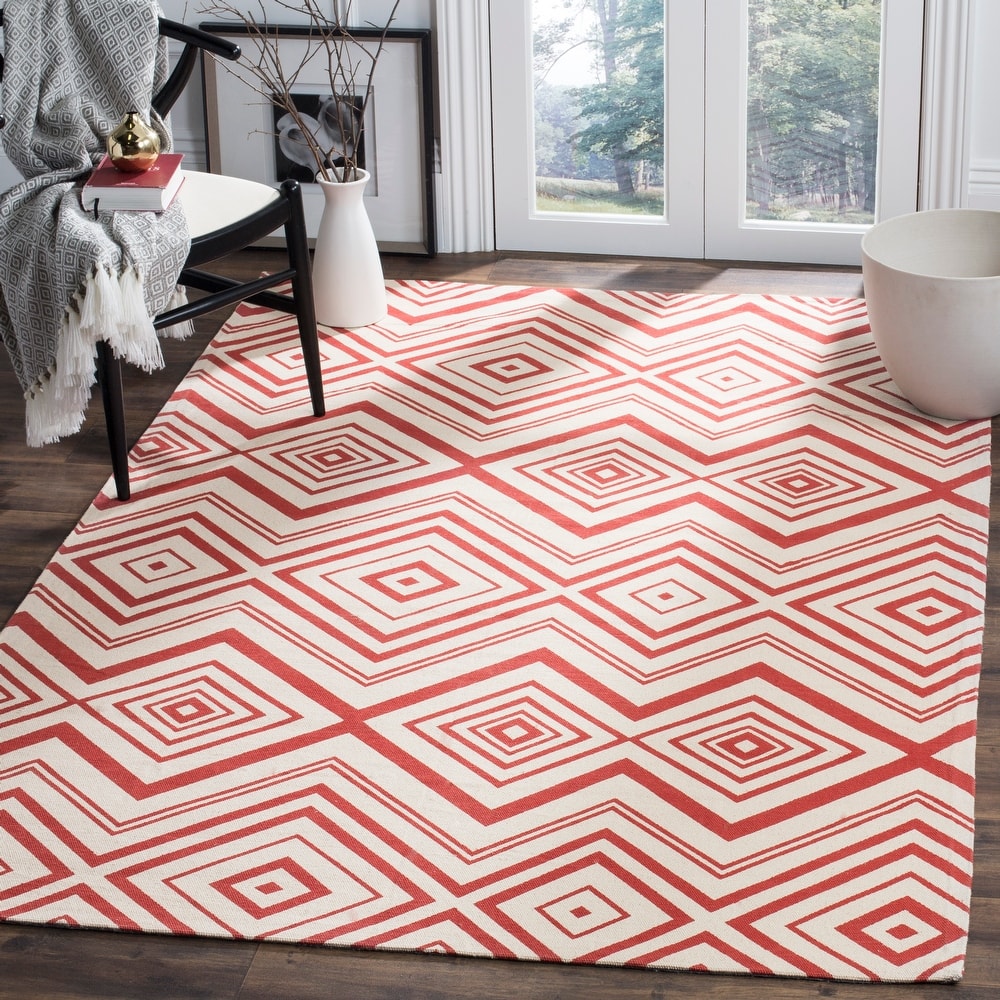 SAFAVIEH Handmade Cedar Brook Montje Modern Cotton Rug