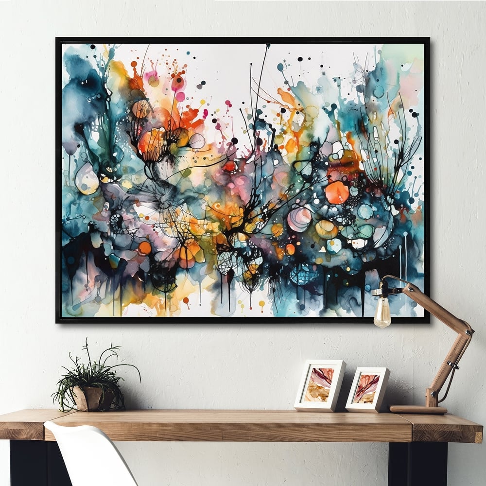 Designart "Captivating Boho Dance Ii" Abstract Framed Wall Decor