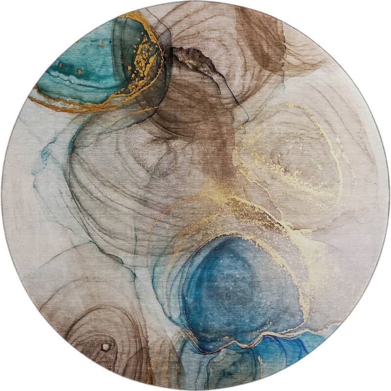Premium Washable Super Soft Abstract Contemporary Mayfield Rug
