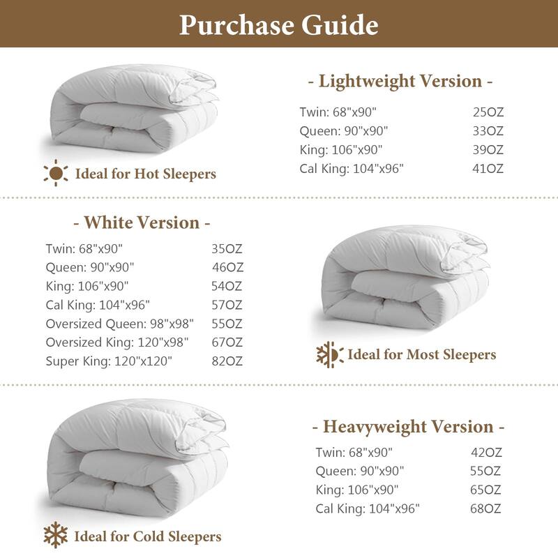 Luxury Feathers Down Comforter California King, Hotel Duvet Insert