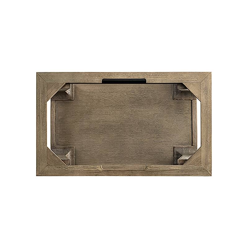 James Martin Vanities Auburn 31.5" Sink Console, Weathered Timber