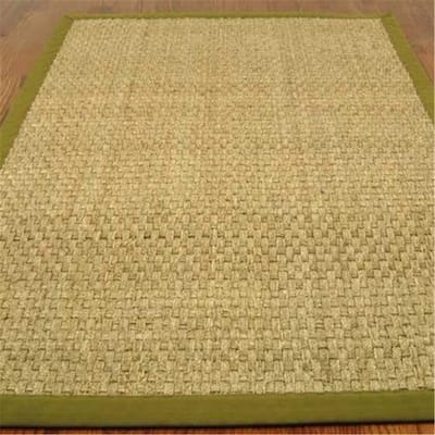 Natural Fiber Area Rug - 16'L x 2'6"W Runner - Seagrass & Jute Rug - Flatweave - Cotton Backing - 192 x 30
