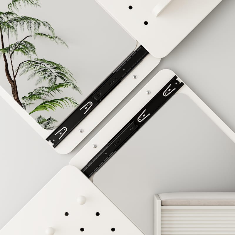 Wall Mounted Full Length Mirror with Shelf and Hook Wall Mounted Mirror with Multifunctional Design Panel(47.6*15.7in)