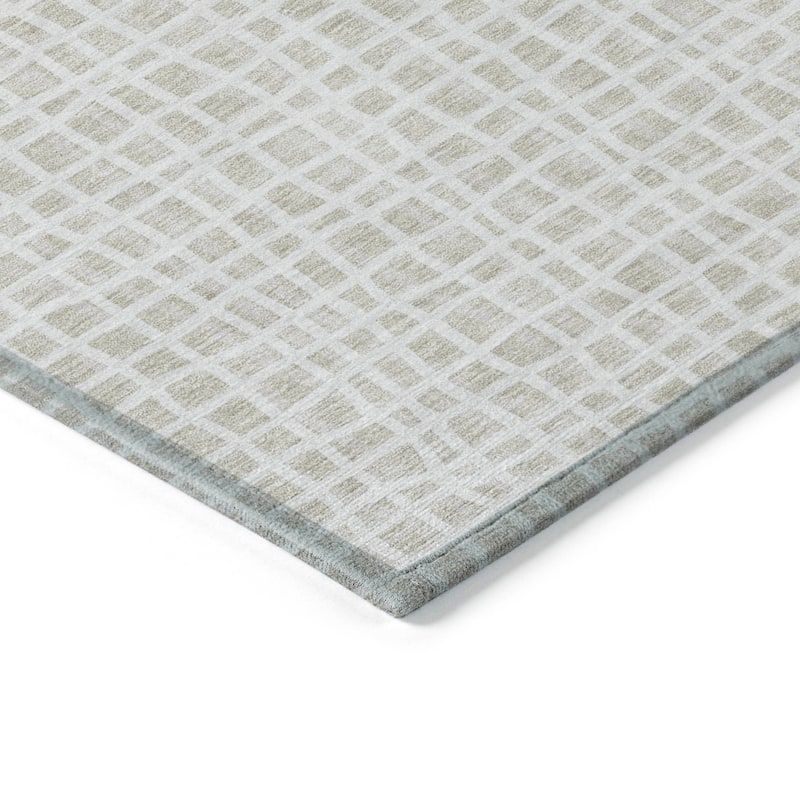 Machine Washable Indoor/ Outdoor Chantille Modern Abstract Rug