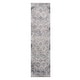 preview thumbnail 1 of 5, LOOM & LUXE 2x8 Traditional Non-Shedding Area Rug Cream and Anthracite - 96" D x 26" W x 0.28" H