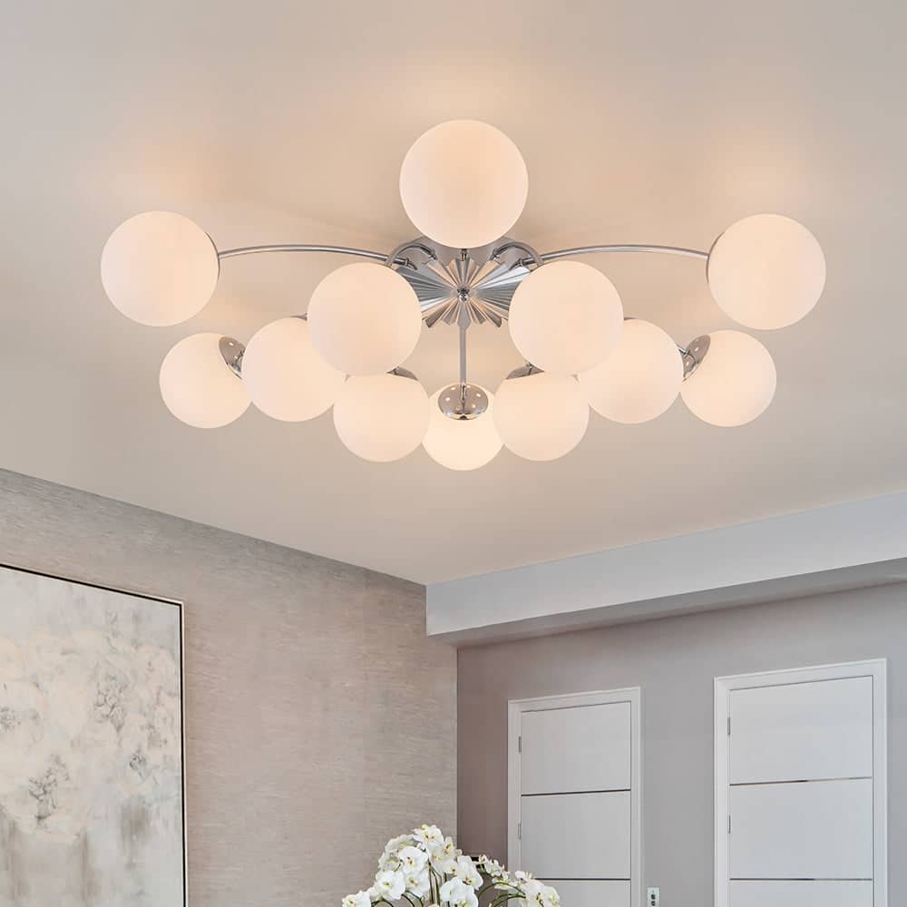 Option Chrome - Semi Flush Mount