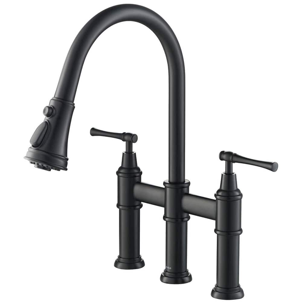 Kraus Allyn 1.8 GPM Bridge Pull Down Kitchen Faucet