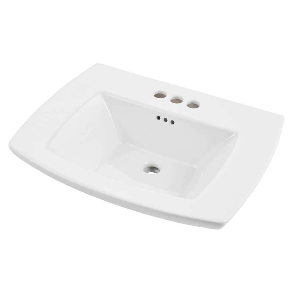 American Standard Edgemere Sink Top 4In Ctr -White (0445.004.020)